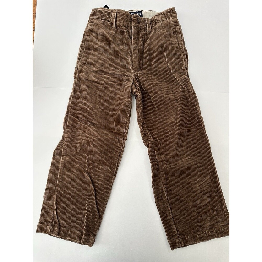 Boys Gap Brown Wide Wale Corduroy Straight Leg Pants Size 6